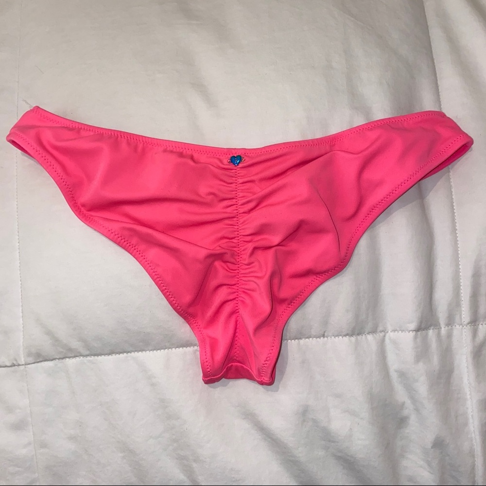 PINK cheeky bikini bottoms